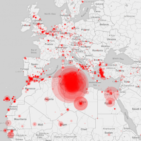 Mapa interativo mostra 15 anos de crise migratória na Europa Mapa interativo mostra 15 anos de crise migratória na Europa