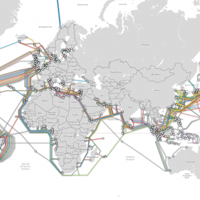 Mapa interativo mostra todos os cabos submarinos que conectam o mundo Mapa interativo mostra todos os cabos submarinos que conectam o mundo