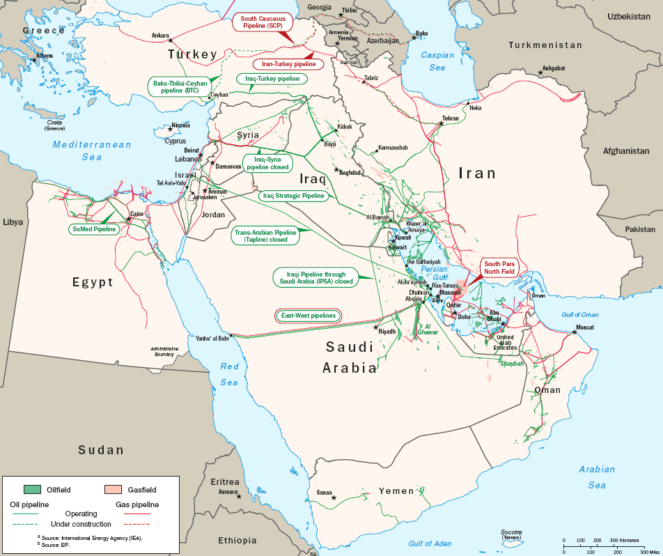 8 mapas que ajudam a entender o Oriente Médio – Geografia Visual